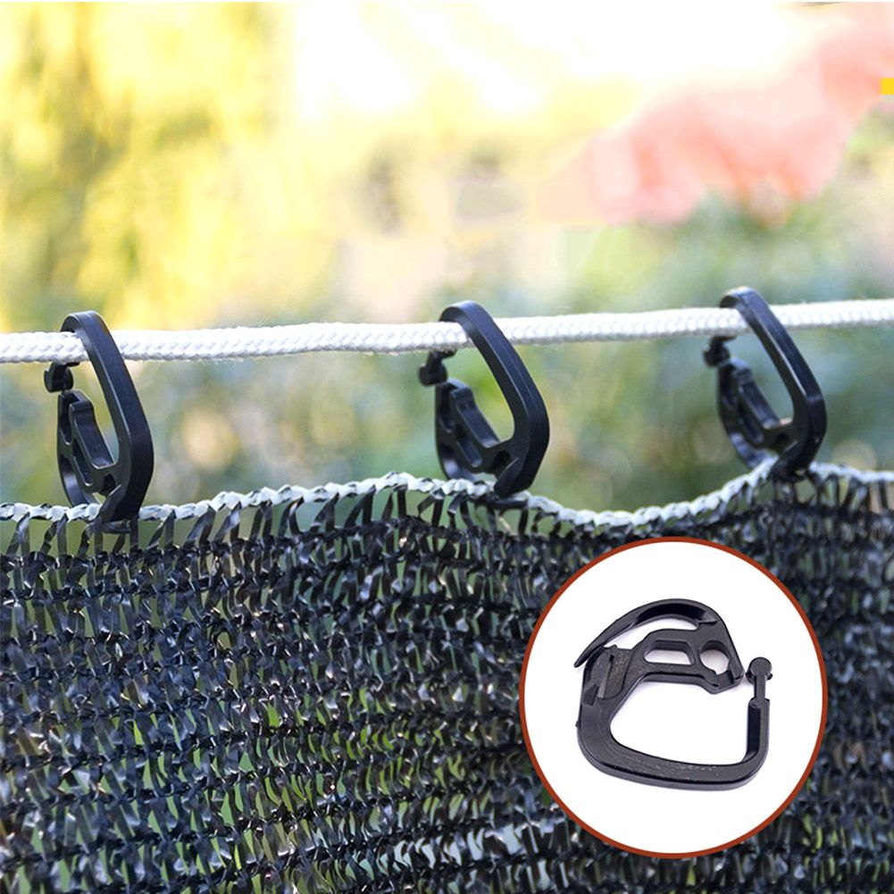 50Pcs Shade Net Clip Clamp Trellis Garden Flower Vegetable Vine Fixed Clip view 9