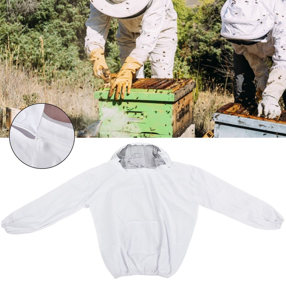 4 in 1 Professional Beekeeping Protective Accessories Set Upper Garment Gloves view 4