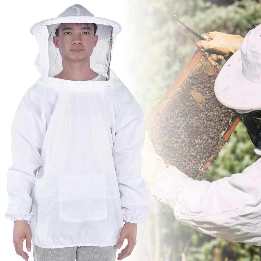 4 in 1 Professional Beekeeping Protective Accessories Set Upper Garment Gloves view 5