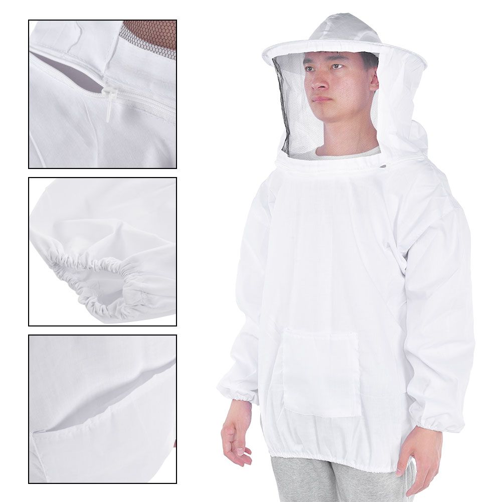 4 in 1 Professional Beekeeping Protective Accessories Set Upper Garment Gloves view 6