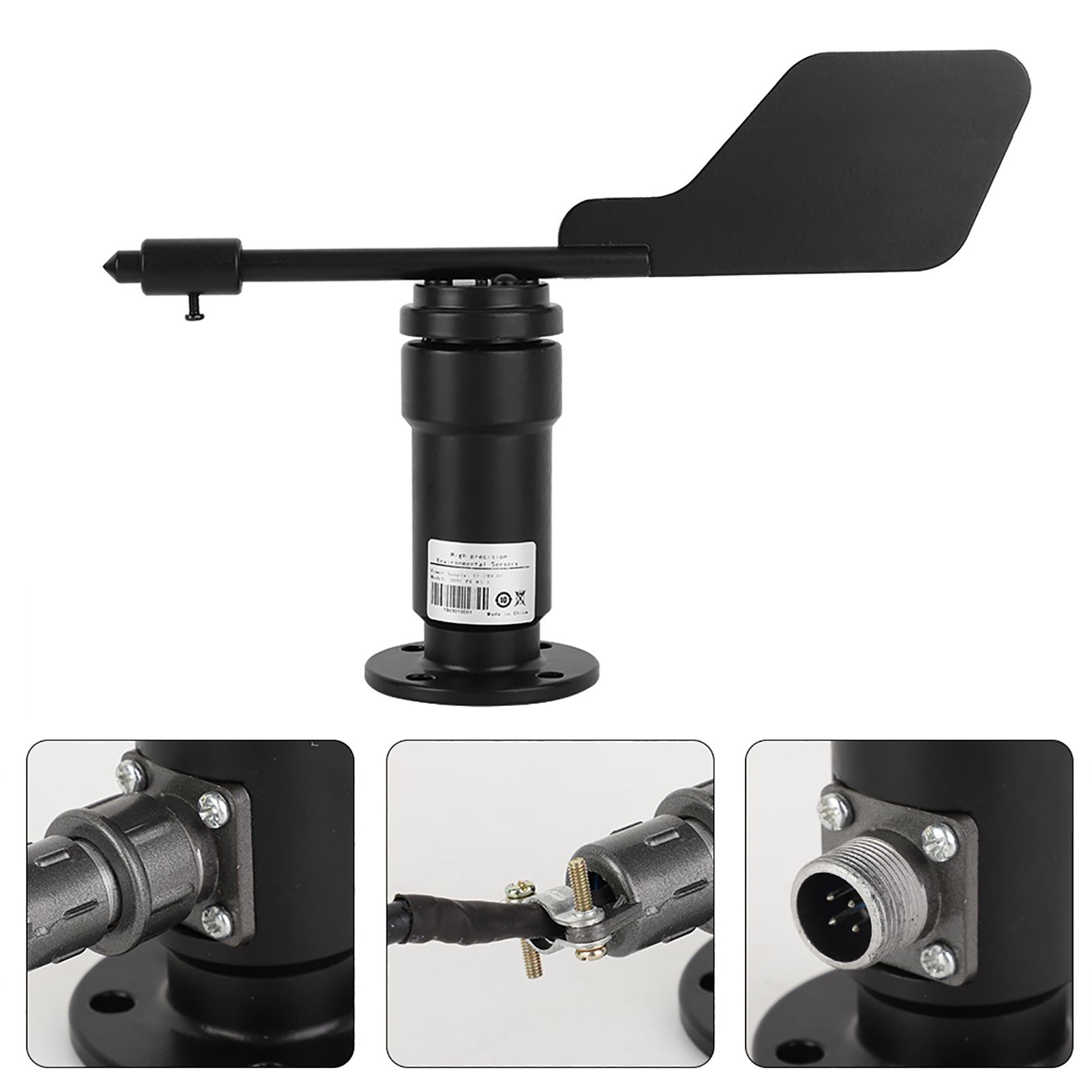 Garden Signal Output Aluminum Alloy Wind Direction Sensor Wind Vane view 11