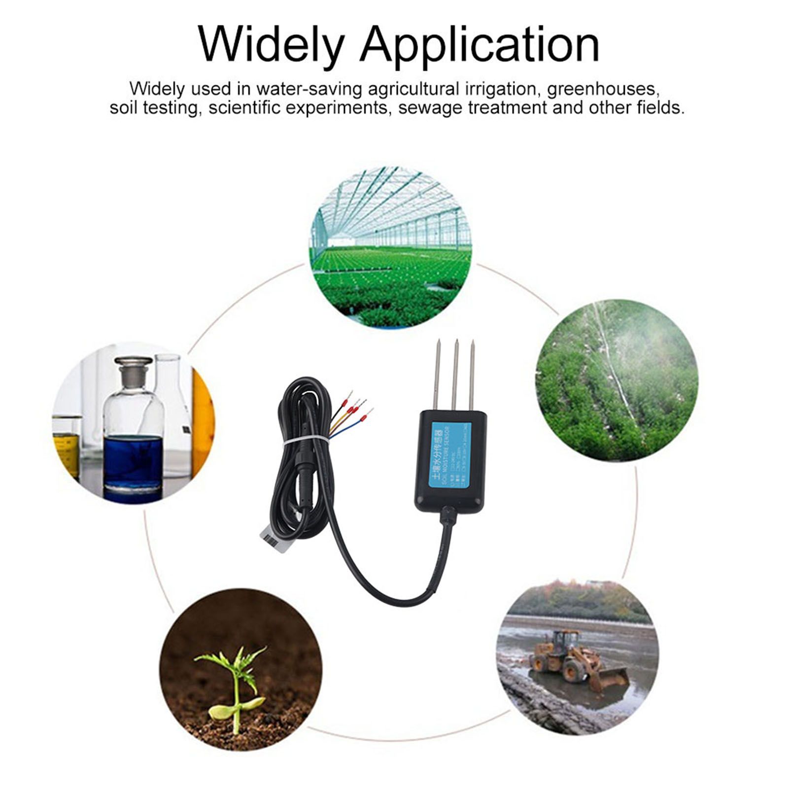 Single Soil Humidity Sensor Soil Moisture Transmitter RS485 Output view 12