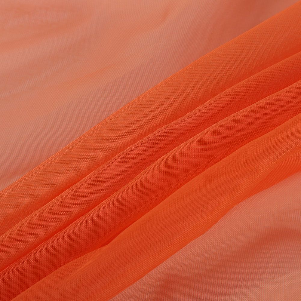 Sheer Window Curtain Bedroom Balcony Drape Curtain Window Treatment (Orange) view 10