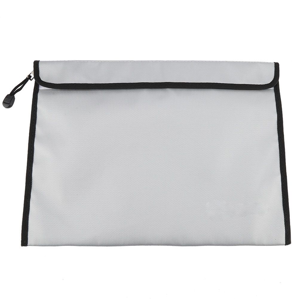 38*28CM Fireproof Waterproof Document Bag File Envolope Safe Storage with view 2