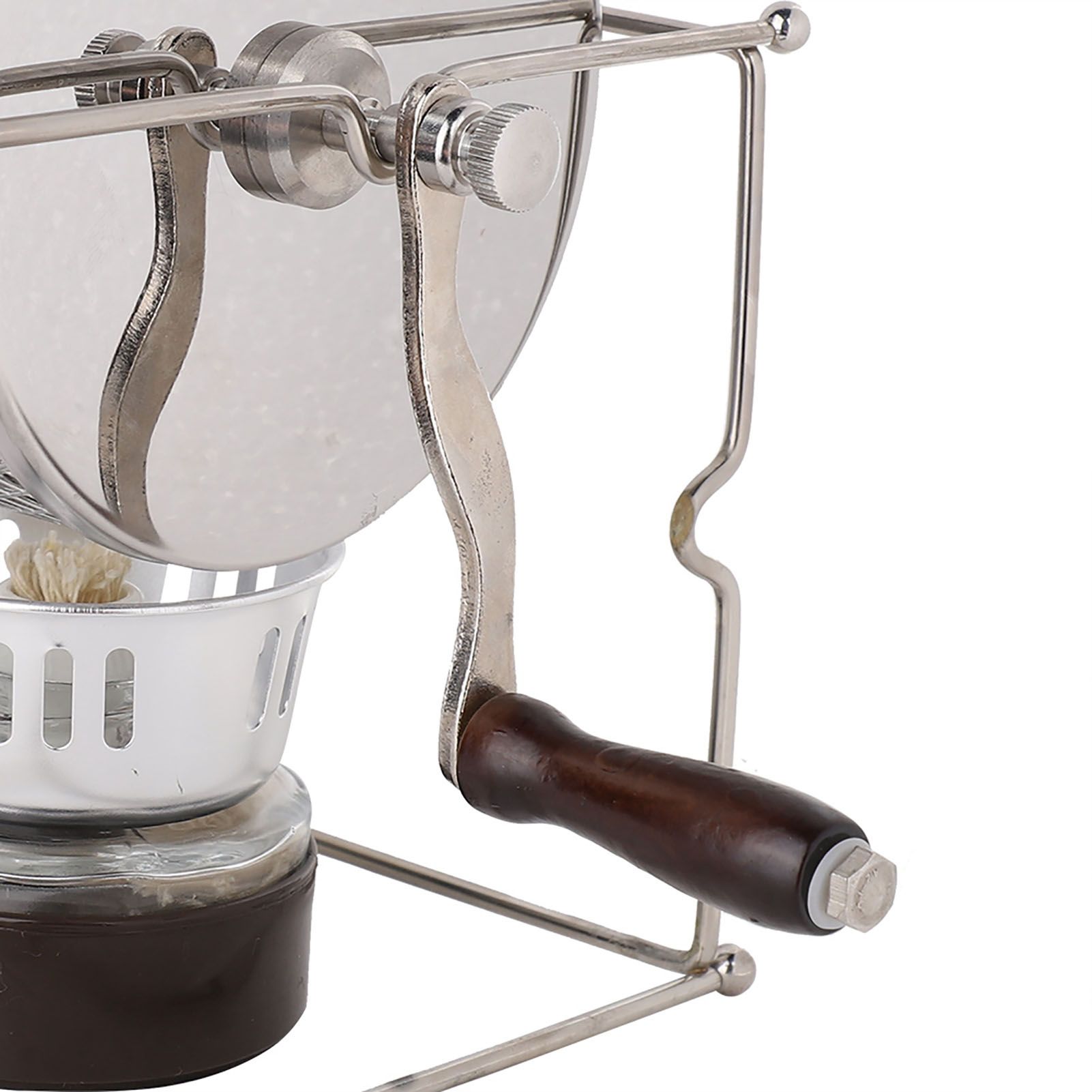 1Pc Mini Manual Coffee Beans Roasting Machine DIY Stainless Steel Rollers with view 8