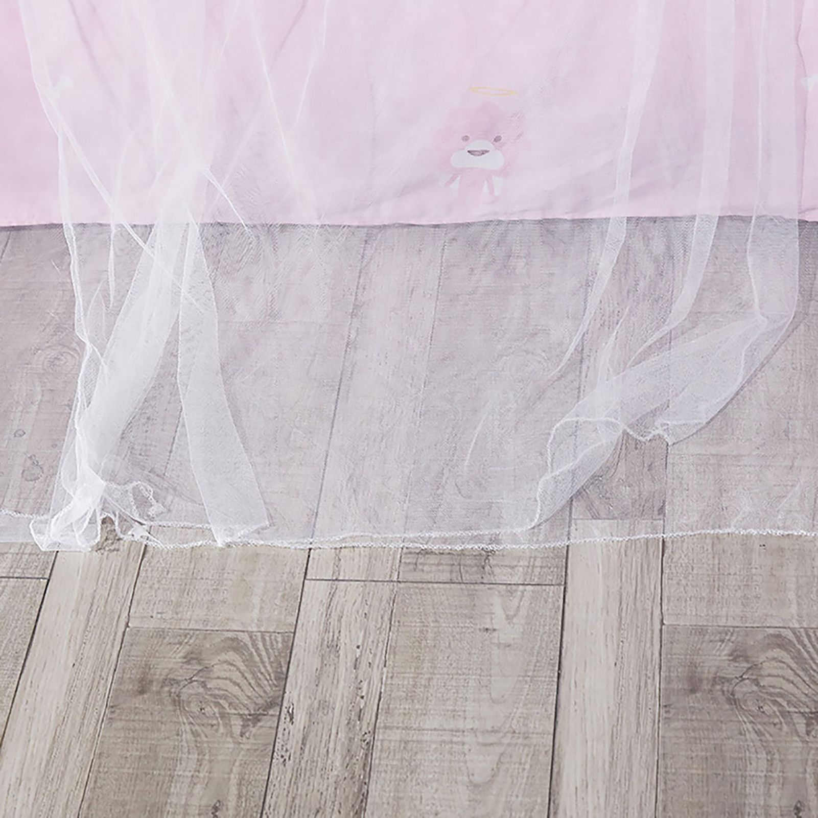 Round Canopy Lace Princess Style Mosquito Net Bed Curtain for Children Bed (White) view 8