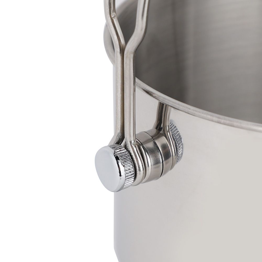Stainless Steel Ice Container Bucket 2L Portable Red Wine Barrel for Kitchen view 9