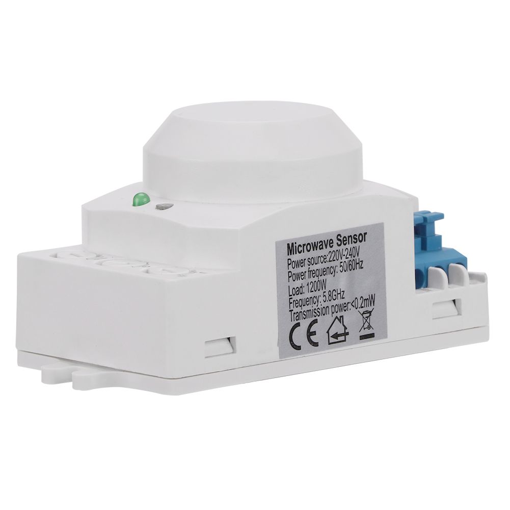 360 Degree Detection Intelligent Microwave Motion Light Sensor Switch 220-240V