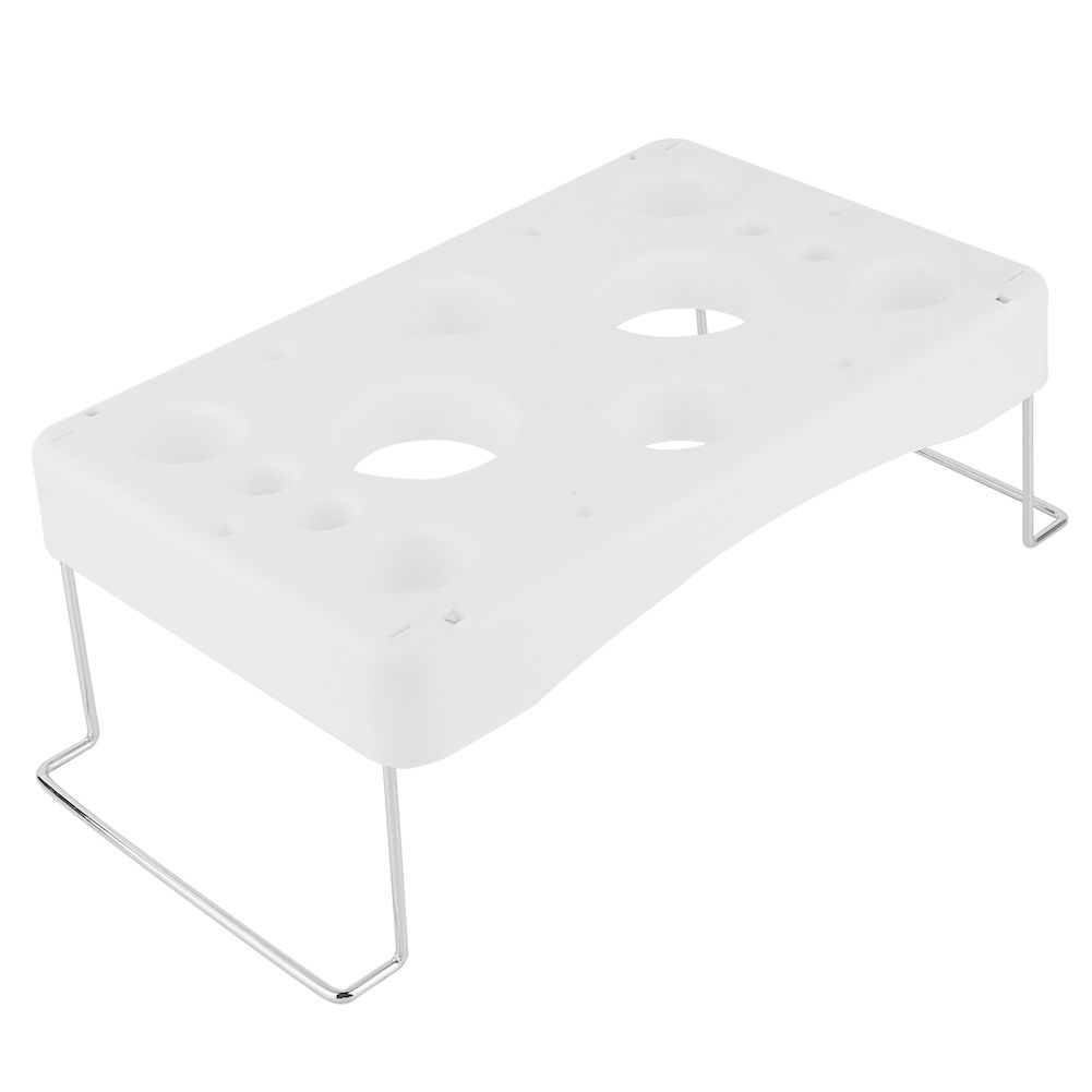 White Cream Piping Bag Holder Stand Shelf Display Rack Cake Baking Tool Accessory view 2