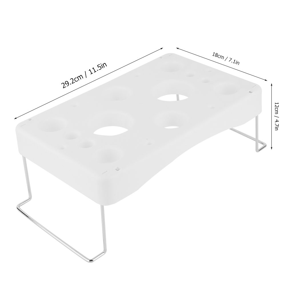 White Cream Piping Bag Holder Stand Shelf Display Rack Cake Baking Tool Accessory view 9