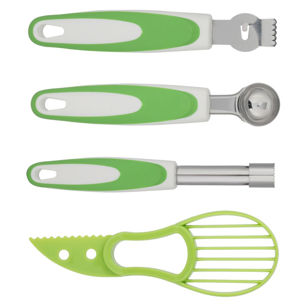 Four Piece Kitchen Gadget Set Fruit Tool Avocado Knife