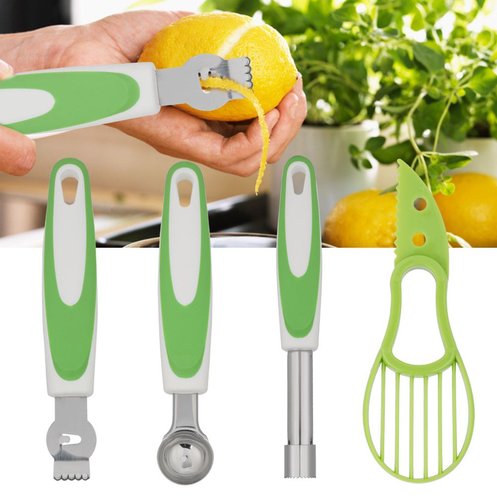Four Piece Kitchen Gadget Set Fruit Tool Avocado Knife view 5