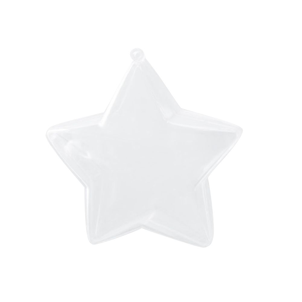 5Pcs Clear Favor Boxes Plastic Gift Box Star Shaped Candy Boxes for Wedding Party view 2