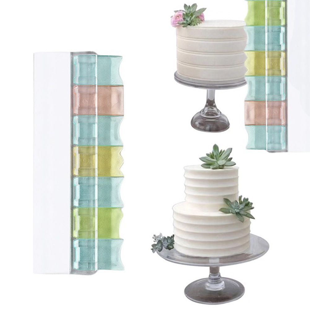 Plastic Cake Decorating Tool Cream Fondant Pastel Scraper Spatulas
