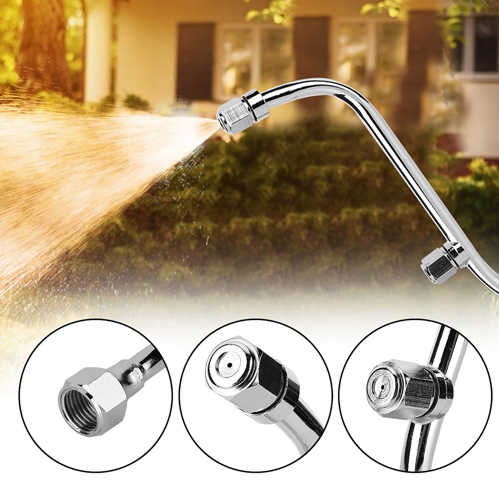 Two Spray Mist Nozzle High Pressure Agricultural Atomizing Sprayer Water view 7
