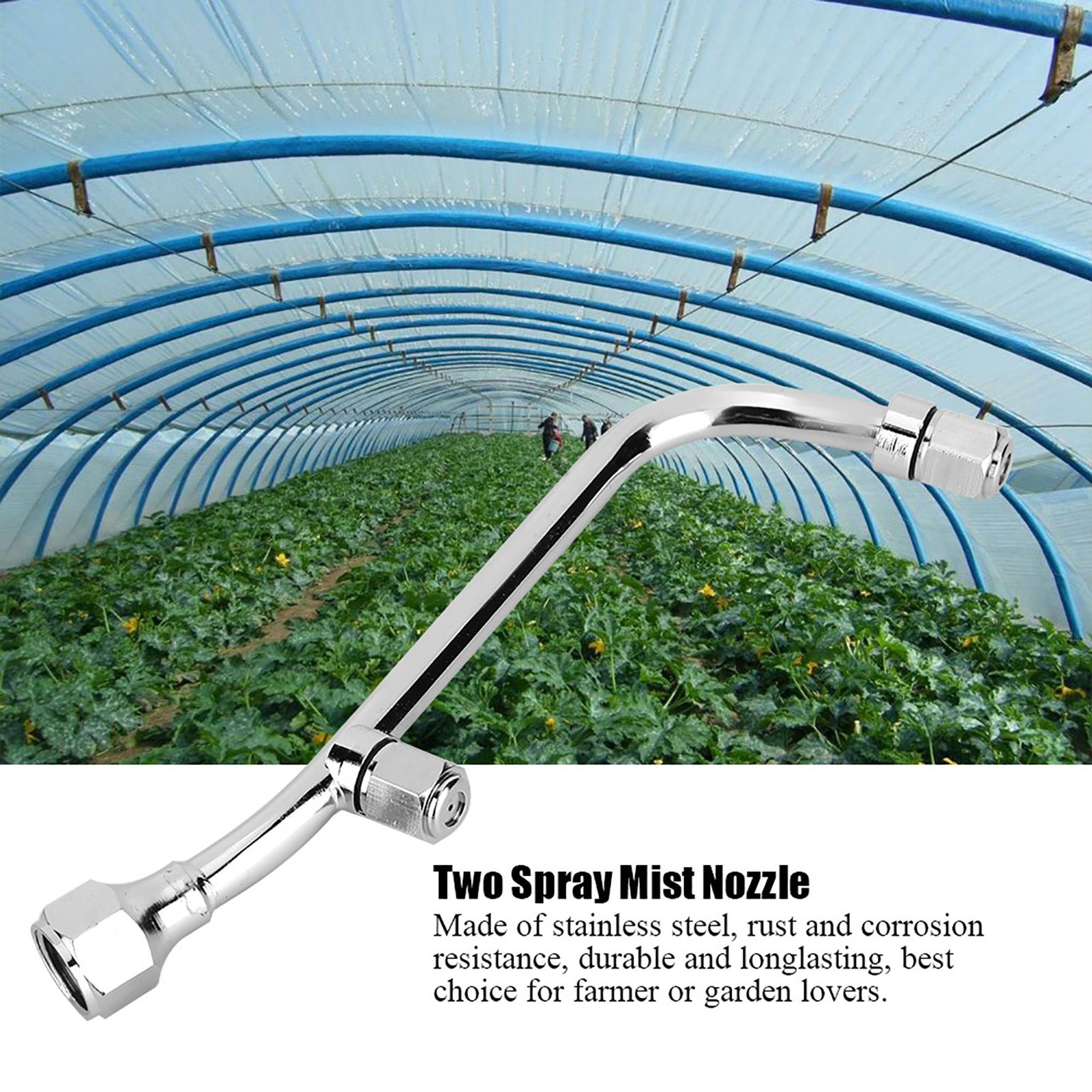Two Spray Mist Nozzle High Pressure Agricultural Atomizing Sprayer Water view 8