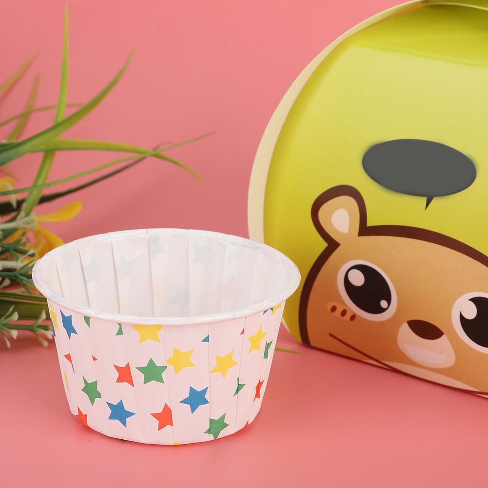 50PCS Mini Cupcake Liners Paper Round Cake Baking Cups Muffin Cases Home Party view 3
