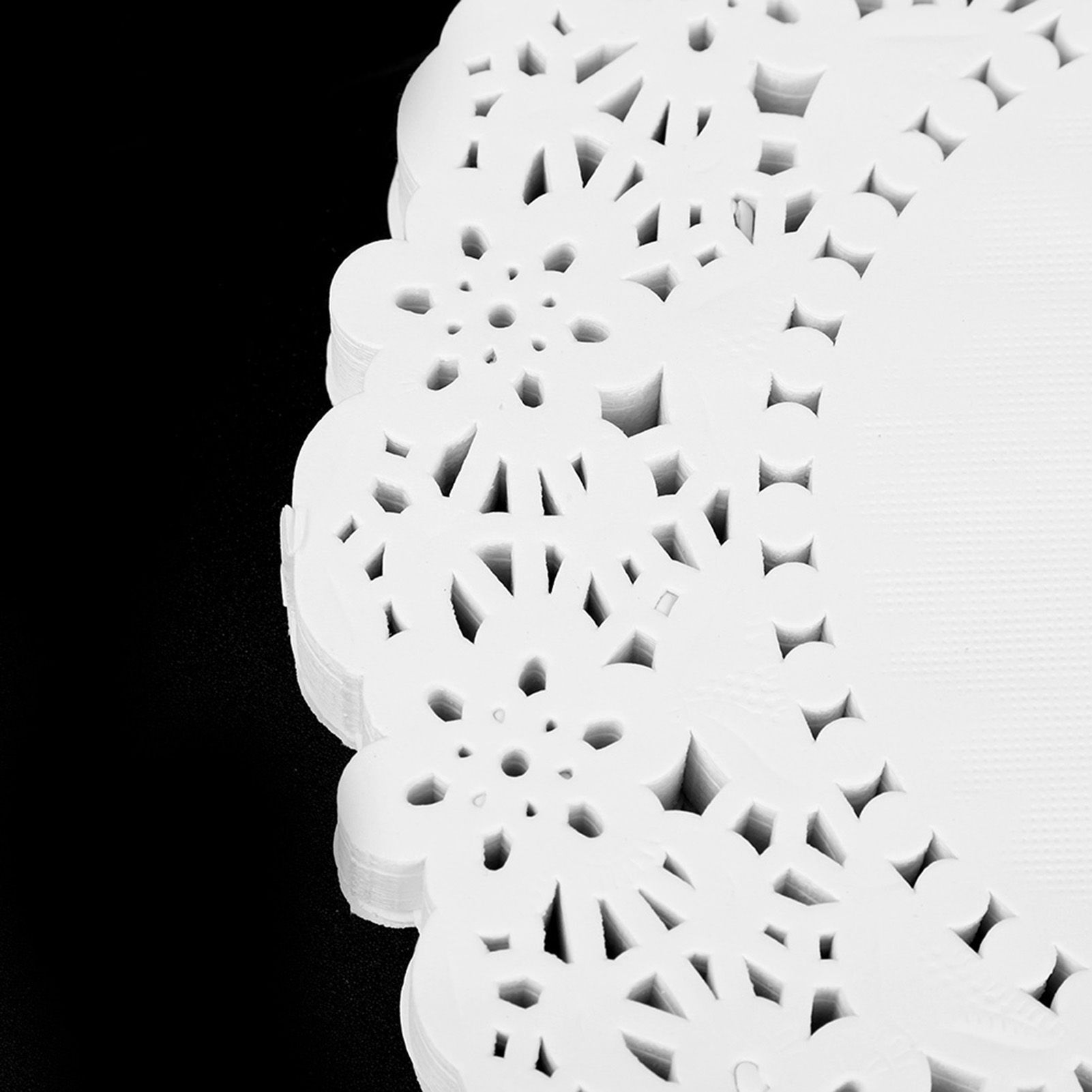 150 Pcs Disposable Oilabsorbing White Lace Paper Doilies Baking Tools Accessories view 8