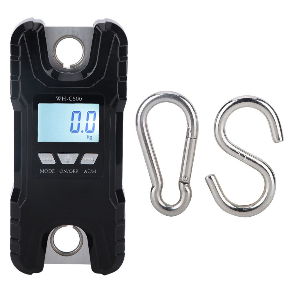 500kg Portable Digital Electronic Hanging Scale Luggage Hook Scale High Precision view 2