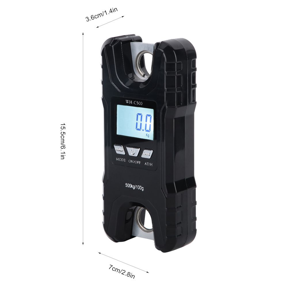 500kg Portable Digital Electronic Hanging Scale Luggage Hook Scale High Precision view 11