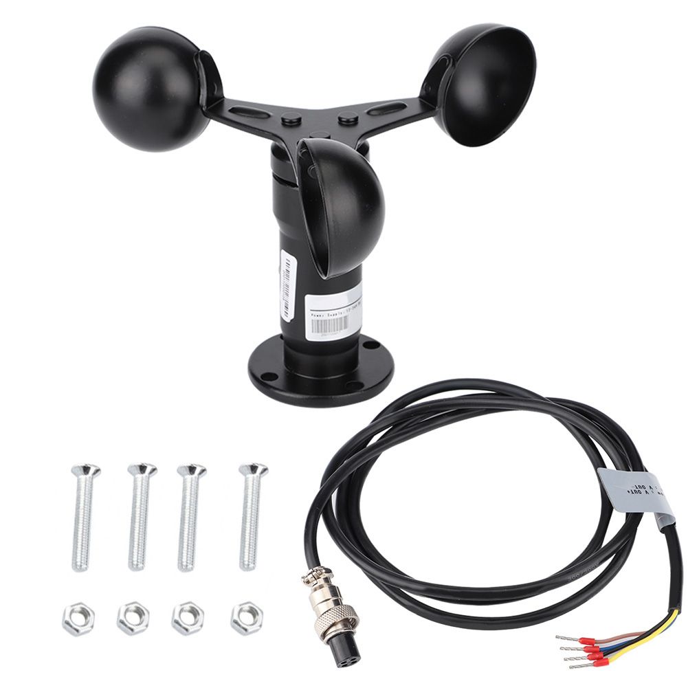 Pulse Signal Output Aluminum Alloyed Wind Speed Sensor Anemometer view 2