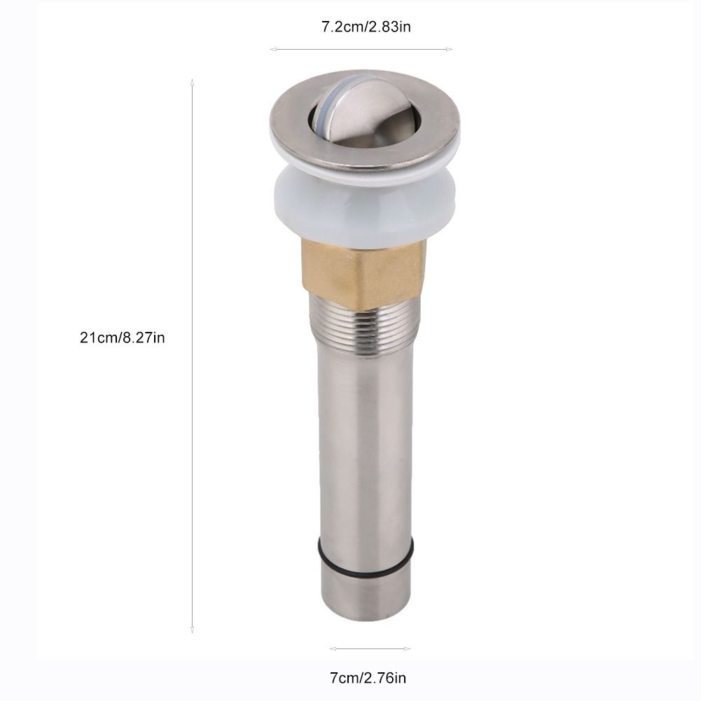 Brass Sink Flip Top Drain Stopper Bathroom Basin Draining Tool view 9
