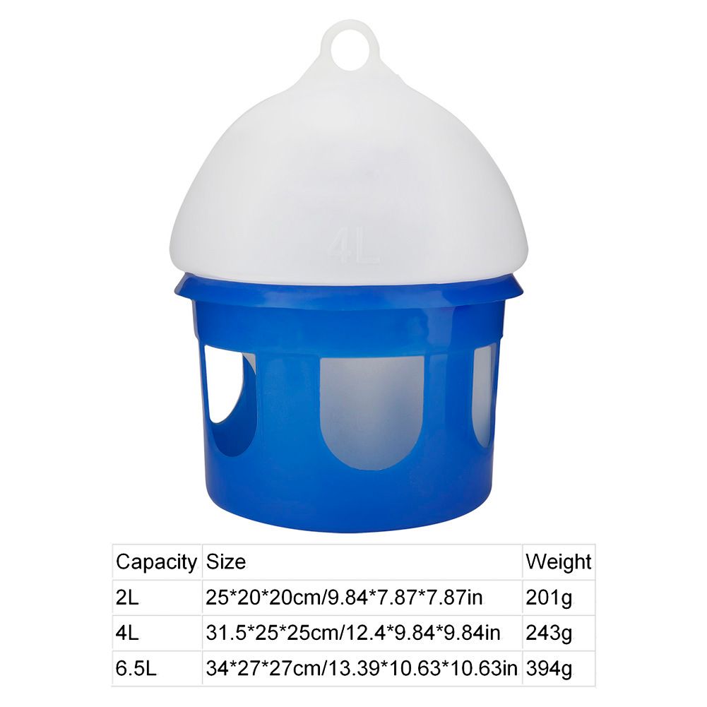 Large Capacity Automatic Bird Pigeon Feeder Water Dispenser Waterer(4L) view 10