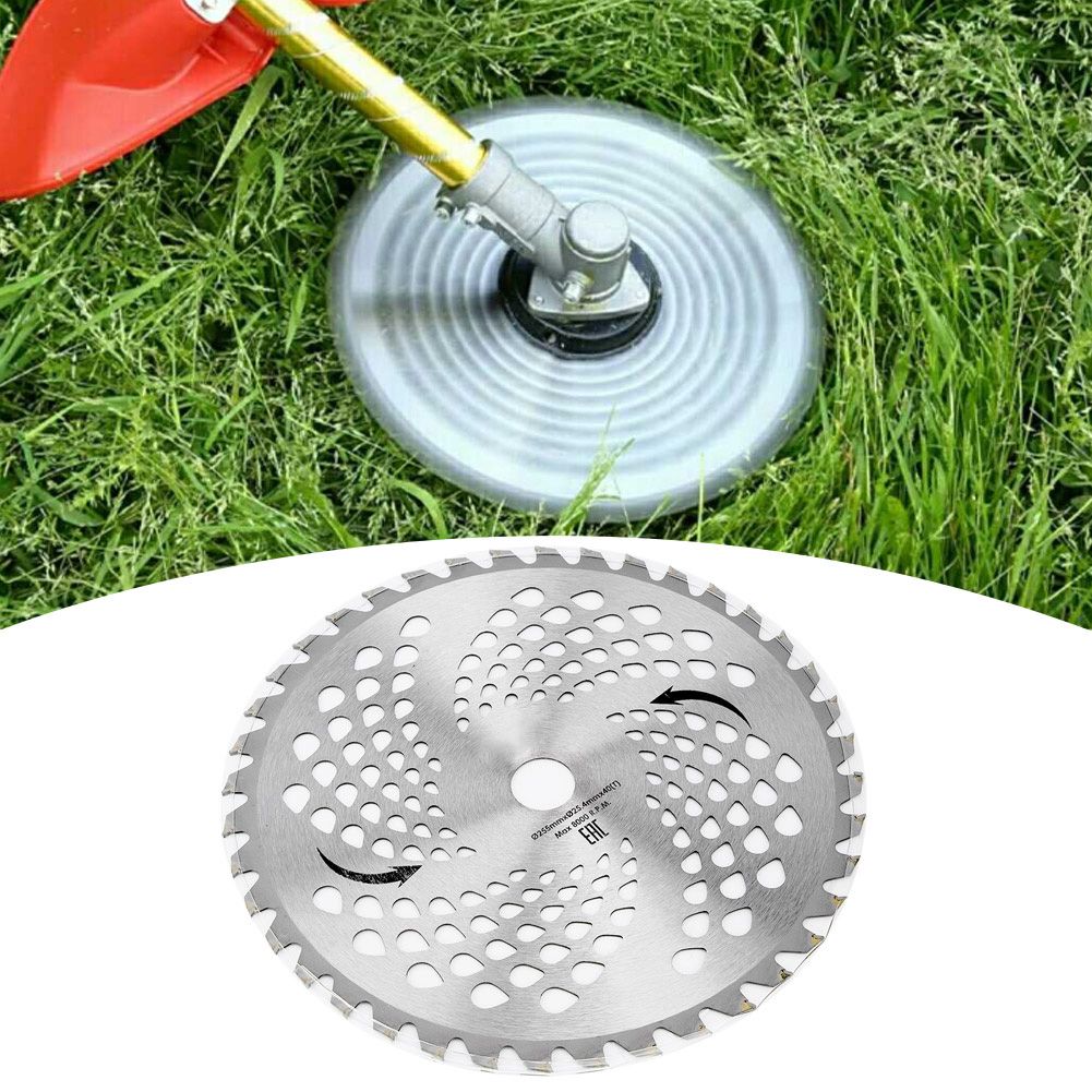 40 Tooth Lawn Steel Round Cutting Blade Grass Trimmer Head Garden Tools view 5