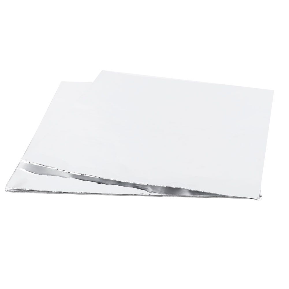 100Pcs Thickened High Temperature Resistant Aluminum Foil Wrap Paper for BBQ
