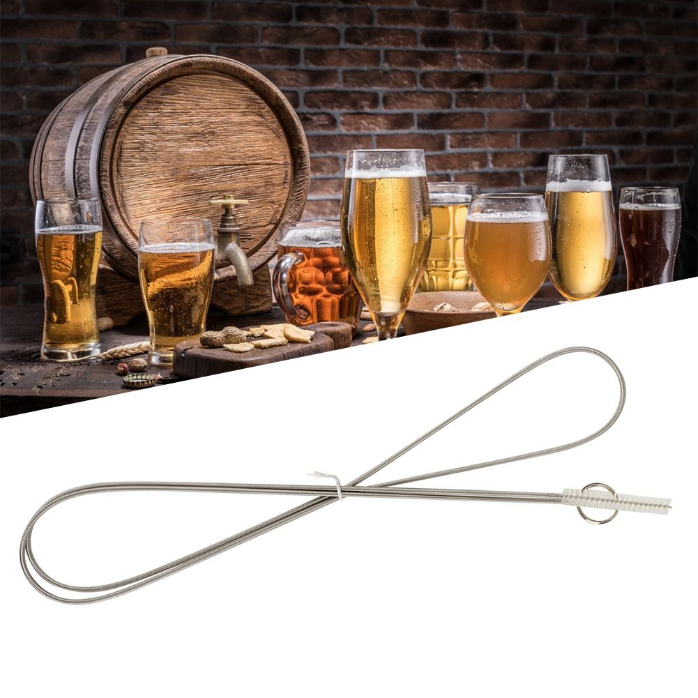 Beer Silicone Pipe Cleaner Tube Spiral Cleaning Brush 150cm for 8-10mm view 3