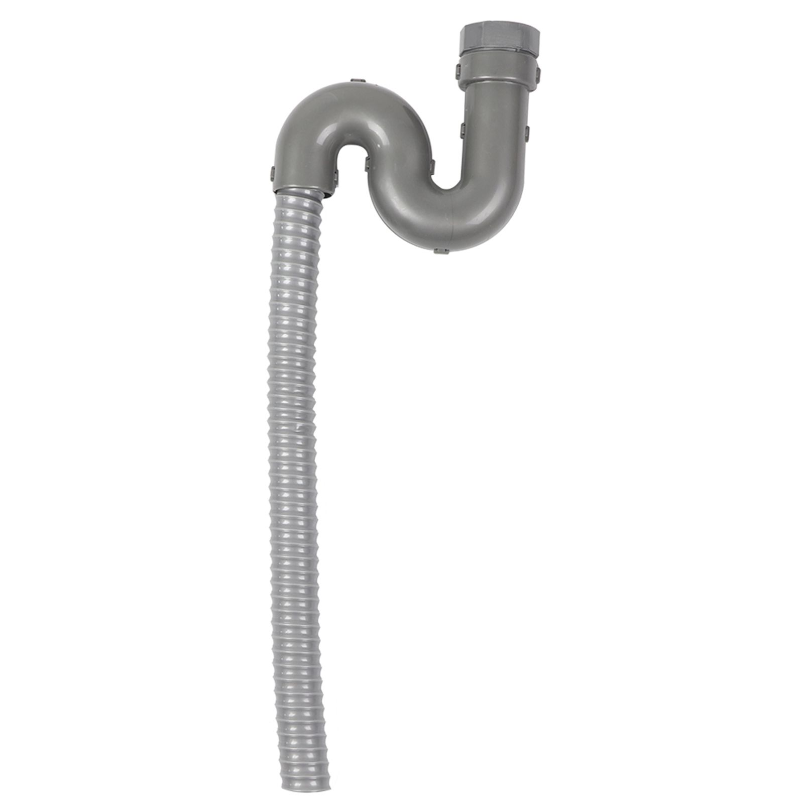 Stainless Steel S Bending Pipe Bathroom Basin Sink Water Drain Plug Draining Tool view 3