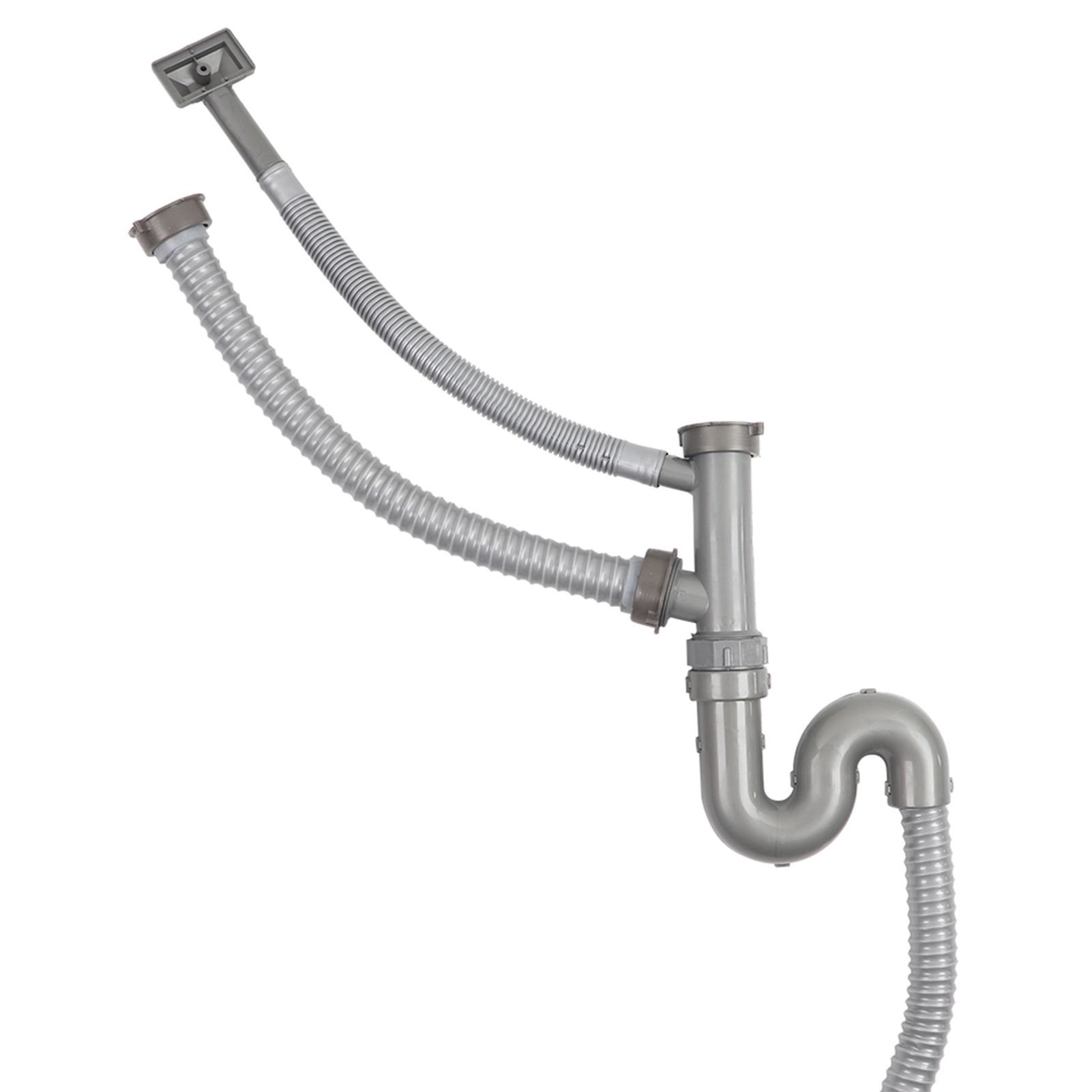 Stainless Steel S Bending Pipe Bathroom Basin Sink Water Drain Plug Draining Tool view 6