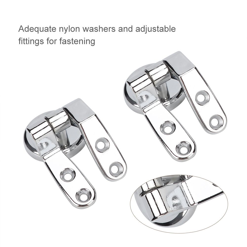 Toilet Lid Fixings Toilet Hinges Repair Replacement Kit Tools Set view 7