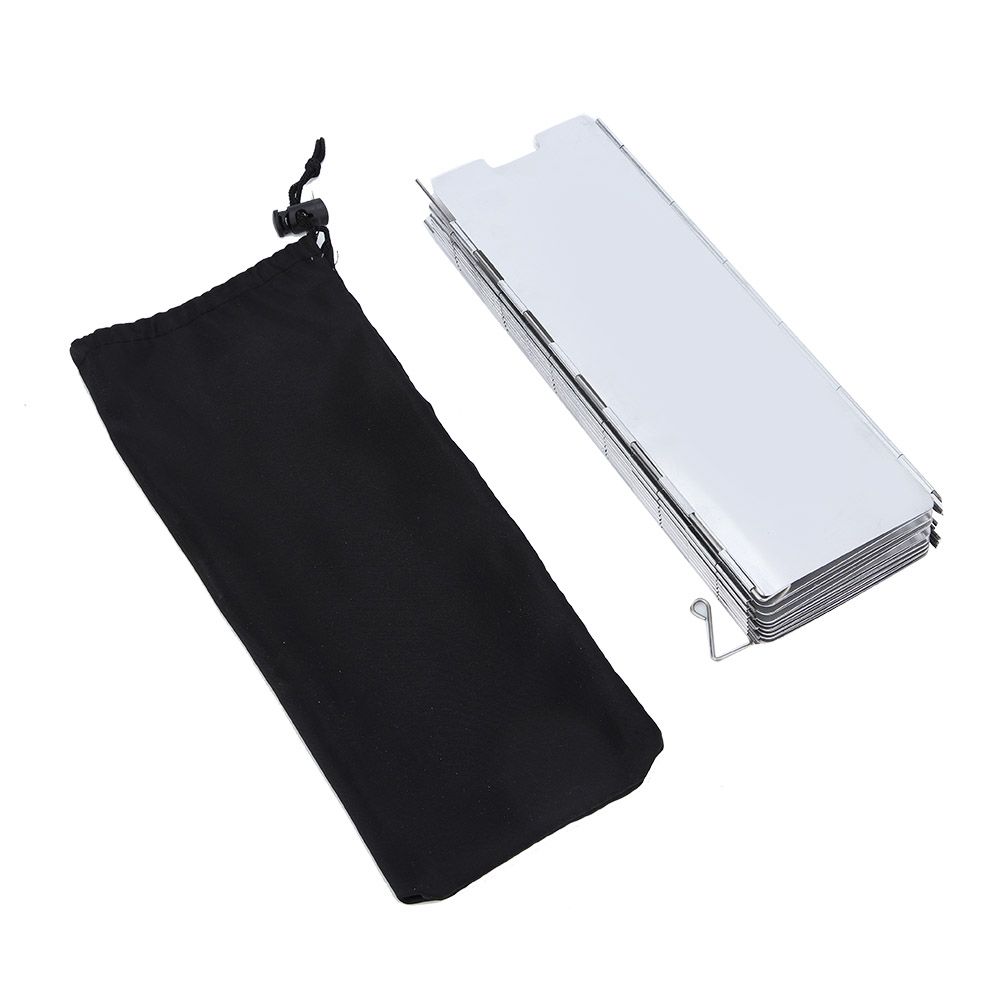 16 piece portable aluminum alloy cassette furnace head windshield Picnic view 2