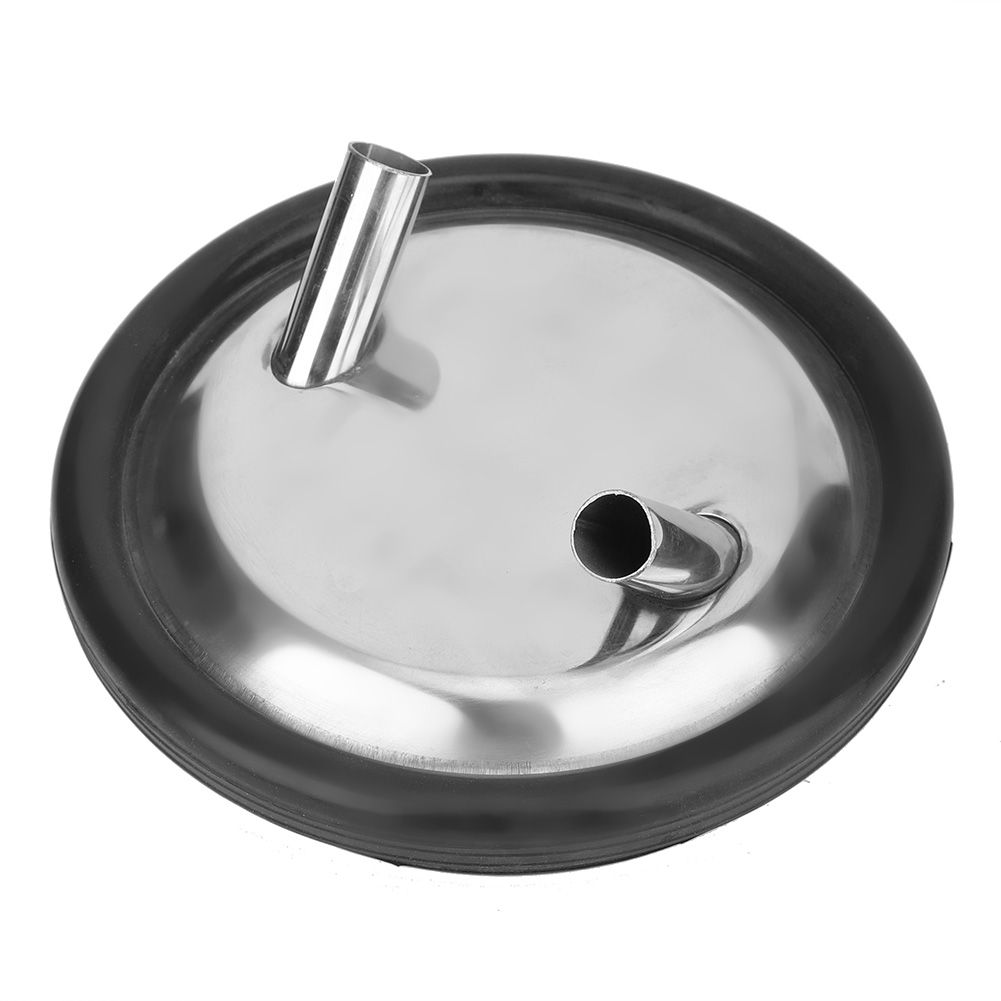Stainless Steel Milk Bucket Lid And Gasket For Milking Machine Two Open Lid view 2