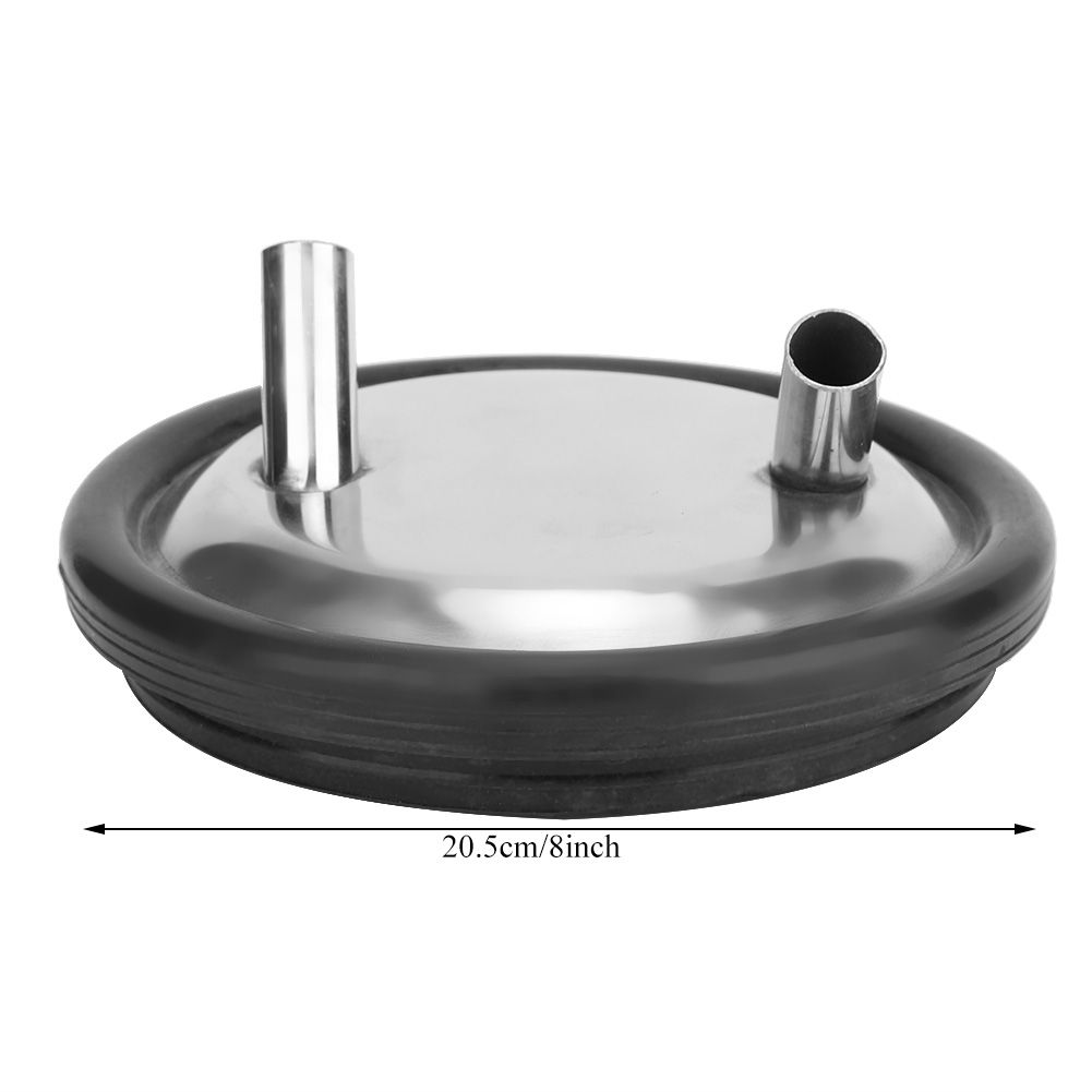 Stainless Steel Milk Bucket Lid And Gasket For Milking Machine Two Open Lid view 9
