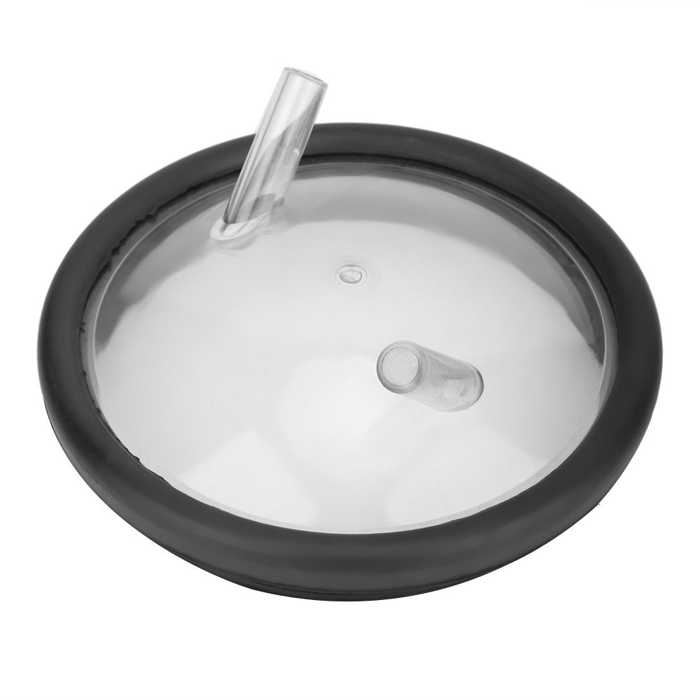 Plastic Transparent Milk Bucket Lid And Gasket For Milking Machine Two Open Lid view 2