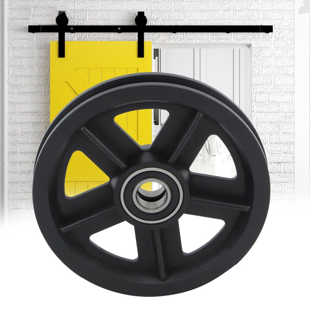 Household Sliding Door Pulley Sliding Barn Door Hardware Roller Hanger Kit view 6