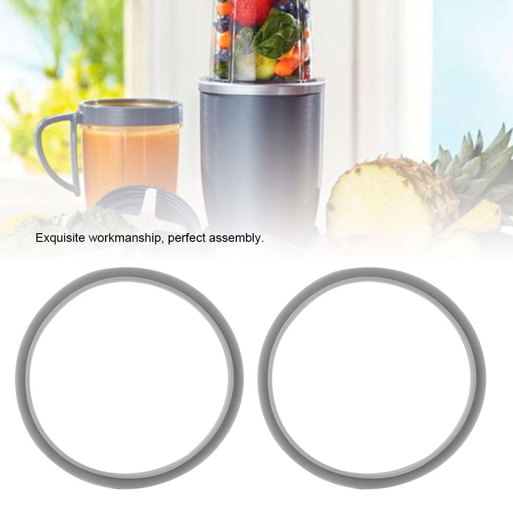2 PCS New Replacement Gaskets Rubber Seal Ring For Nutri bullet 900W Juicer view 7