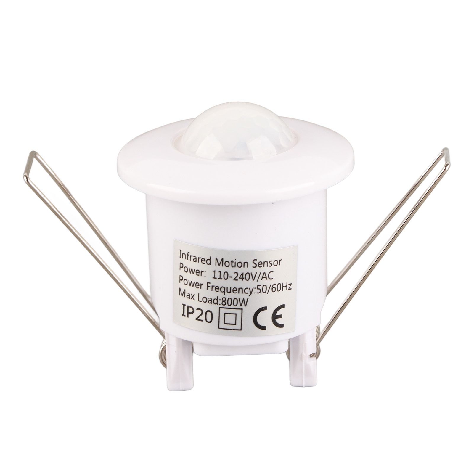 Mini Adjustable 360° Ceiling PIR Infrared Body Motion Sensor Detector Lamp view 2