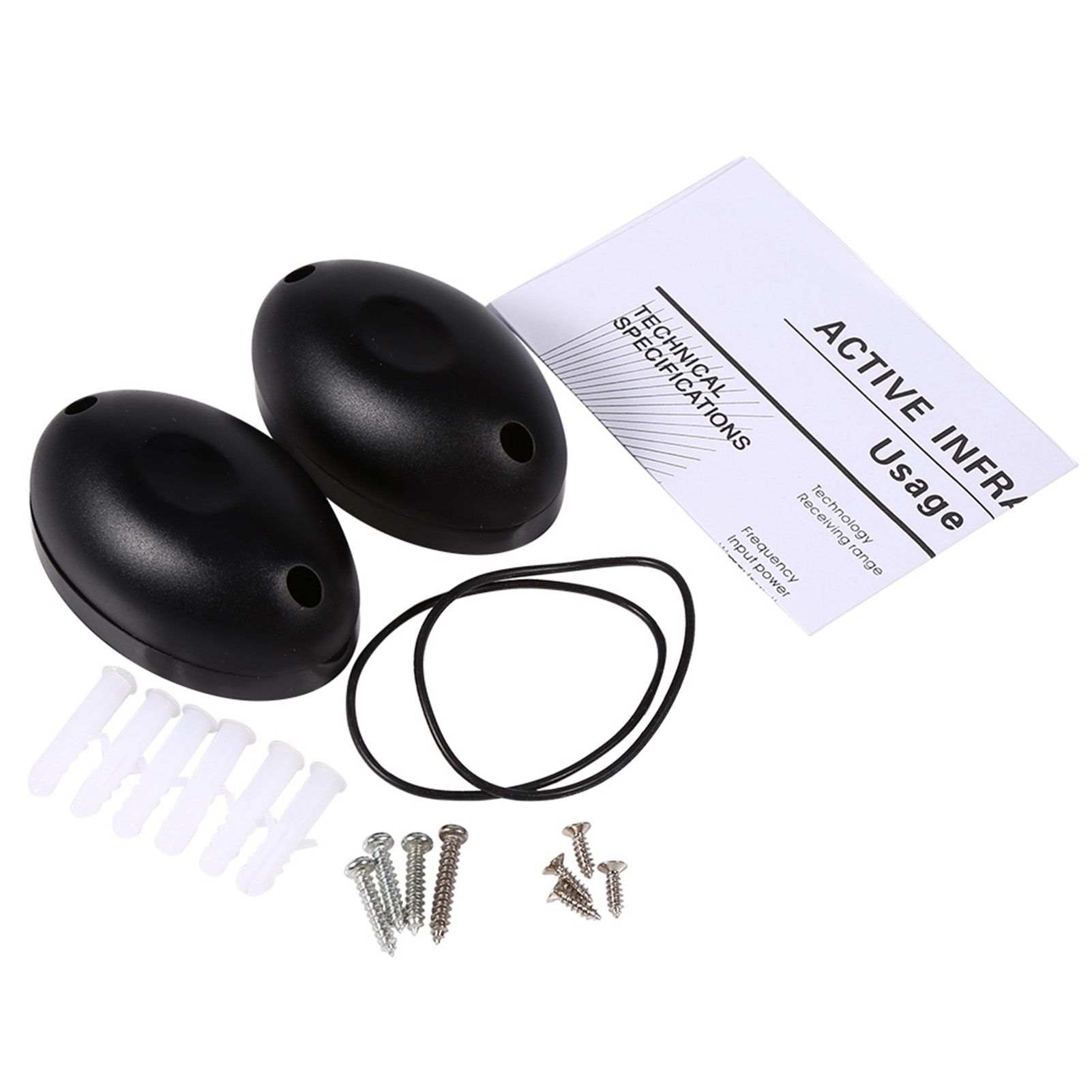 1pair 20m Simple Beam Alarm Photoelectric Infrared Sensor Detector Home Door view 2