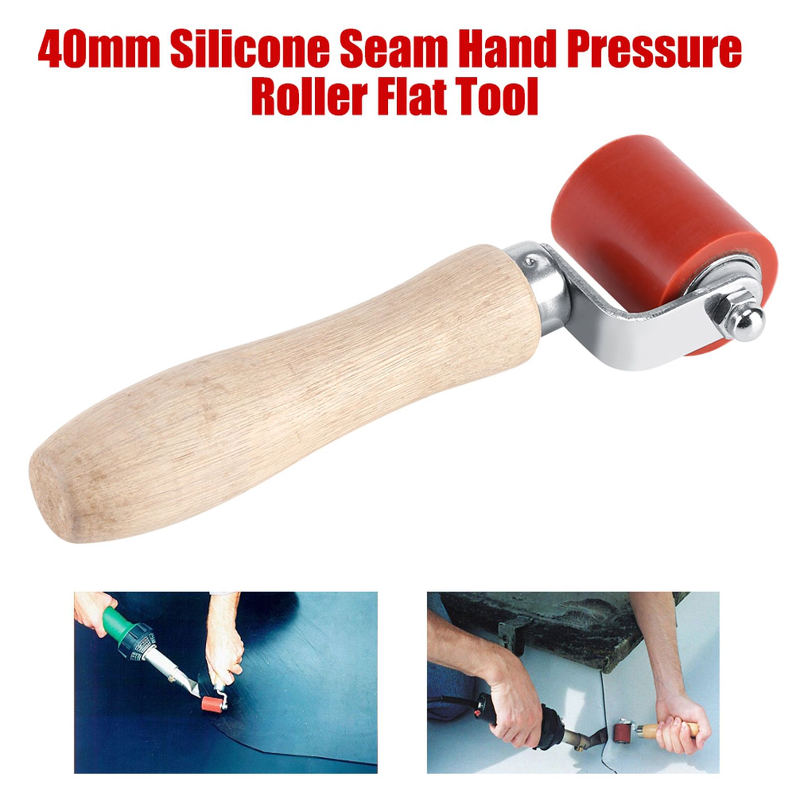40mm Silicone High Temperature Resistant Seam Hand Pressure Roller Roofing PVC view 8