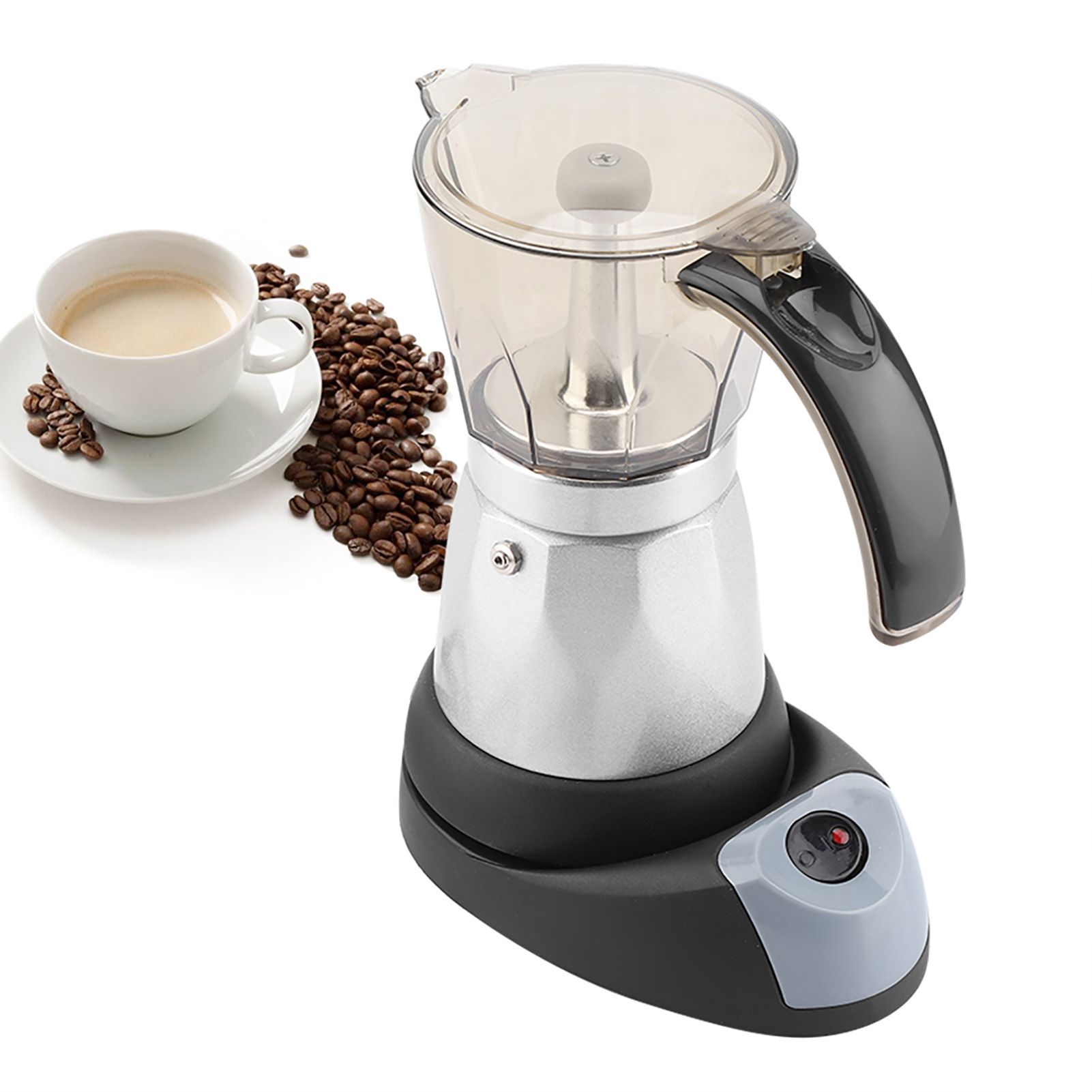 480W 300ML/6 Cups Electric Detachable Home Kitchen Espresso Moka Coffee Maker Pot view 7