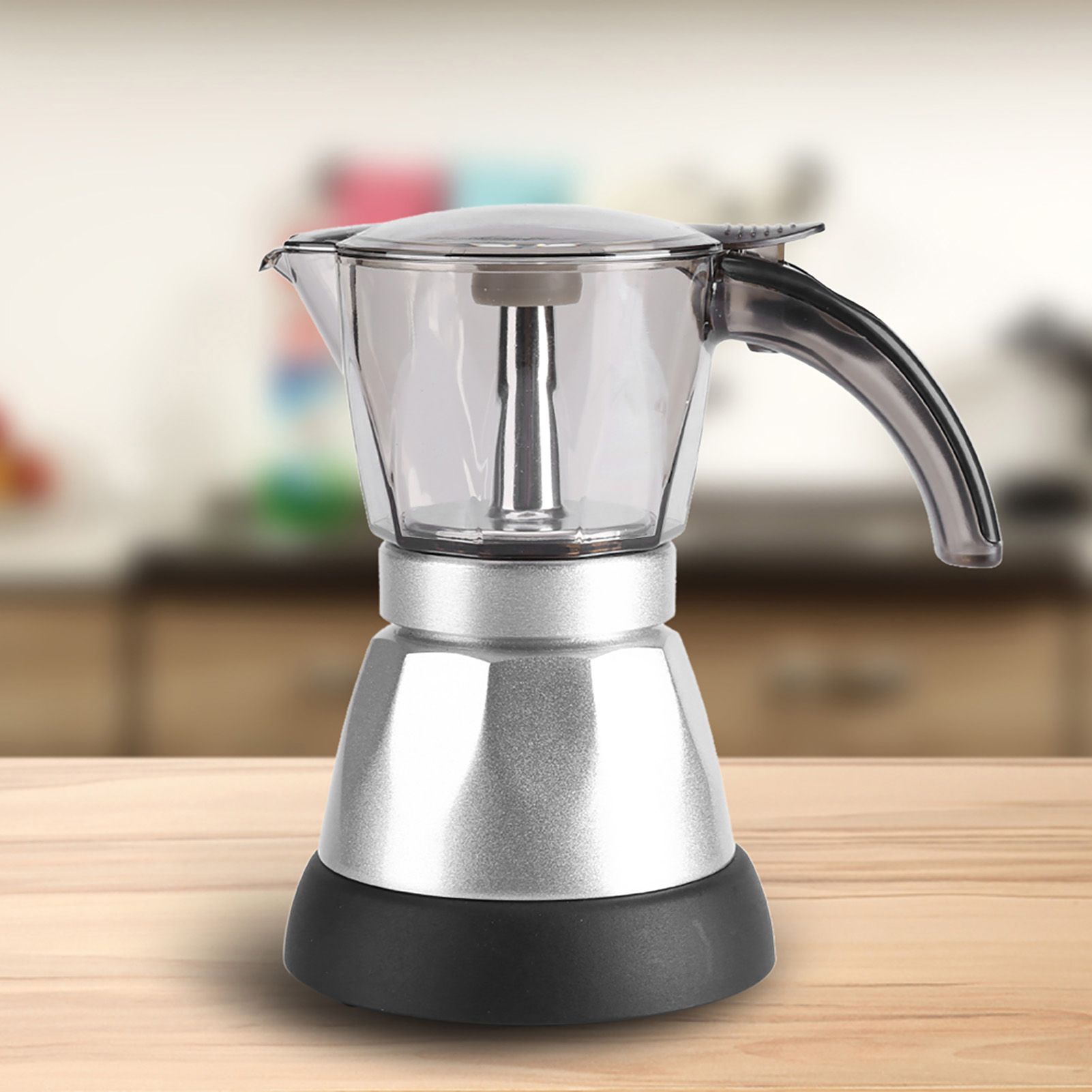 480W 300ML/6 Cups Electric Detachable Home Kitchen Espresso Moka Coffee Maker Pot view 9