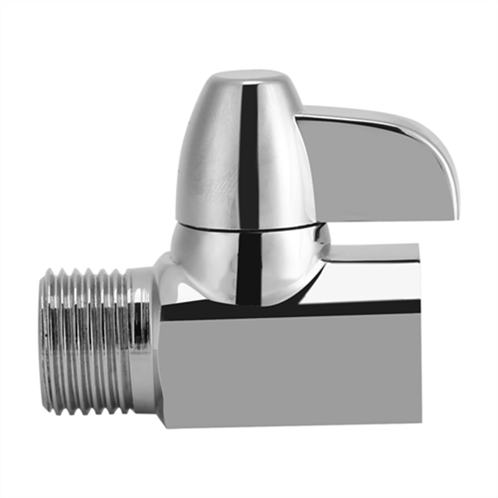 3‑Way Brass Chrome Diverter G1/2" T Shape Adapter Valve for Shower Arm Mounted view 8