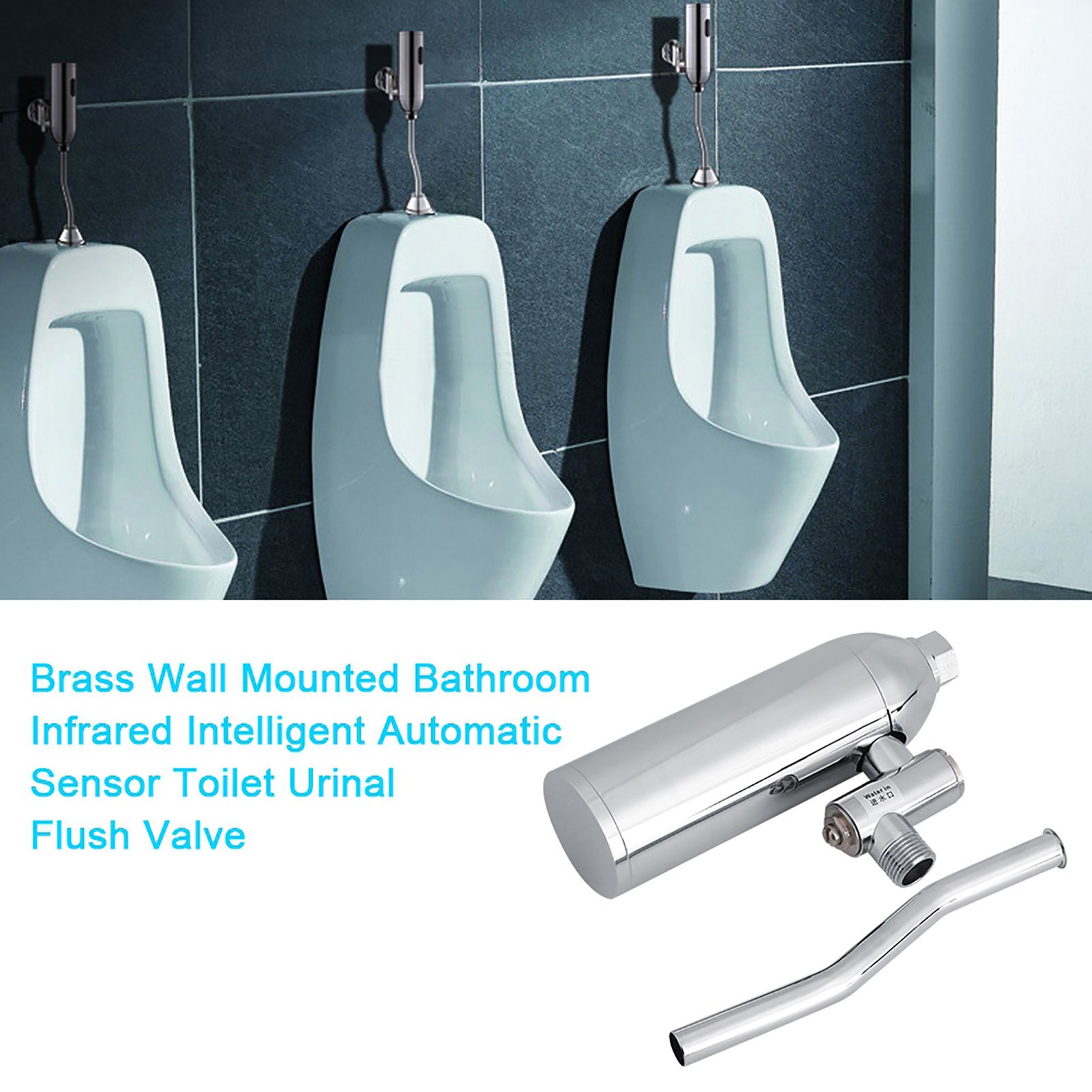 Brass Wall Mounted Bathroom Infrared Intelligent Automatic Sensor Toilet view 8