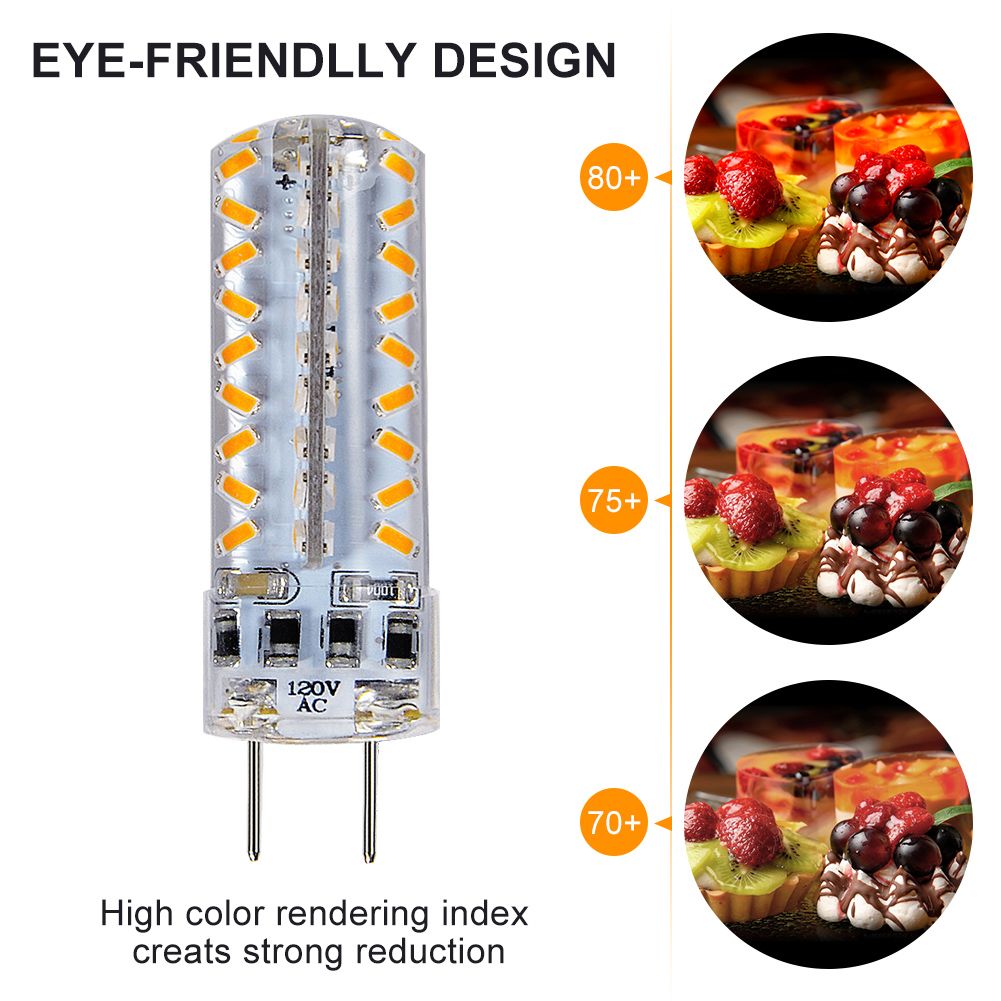 G8 LED Bulbs 120V 3W Ejoyous Dimmable Warm White Led Bulbs 3000K 72 X 3014 SMD view 5