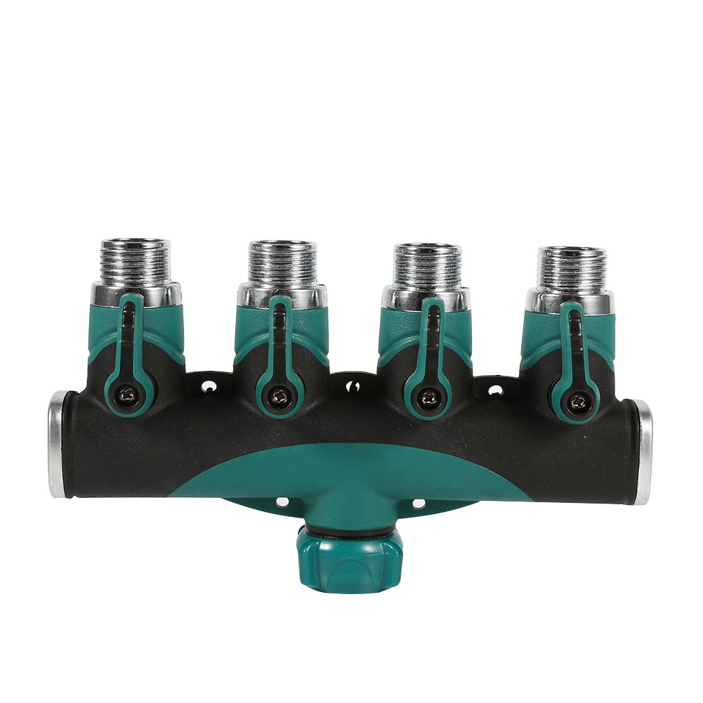 4 Way Water Tap Converter Connector Splitter Hose Pipe Adapter Garden view 3