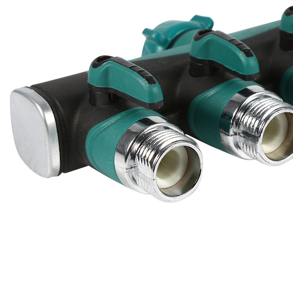 4 Way Water Tap Converter Connector Splitter Hose Pipe Adapter Garden view 8