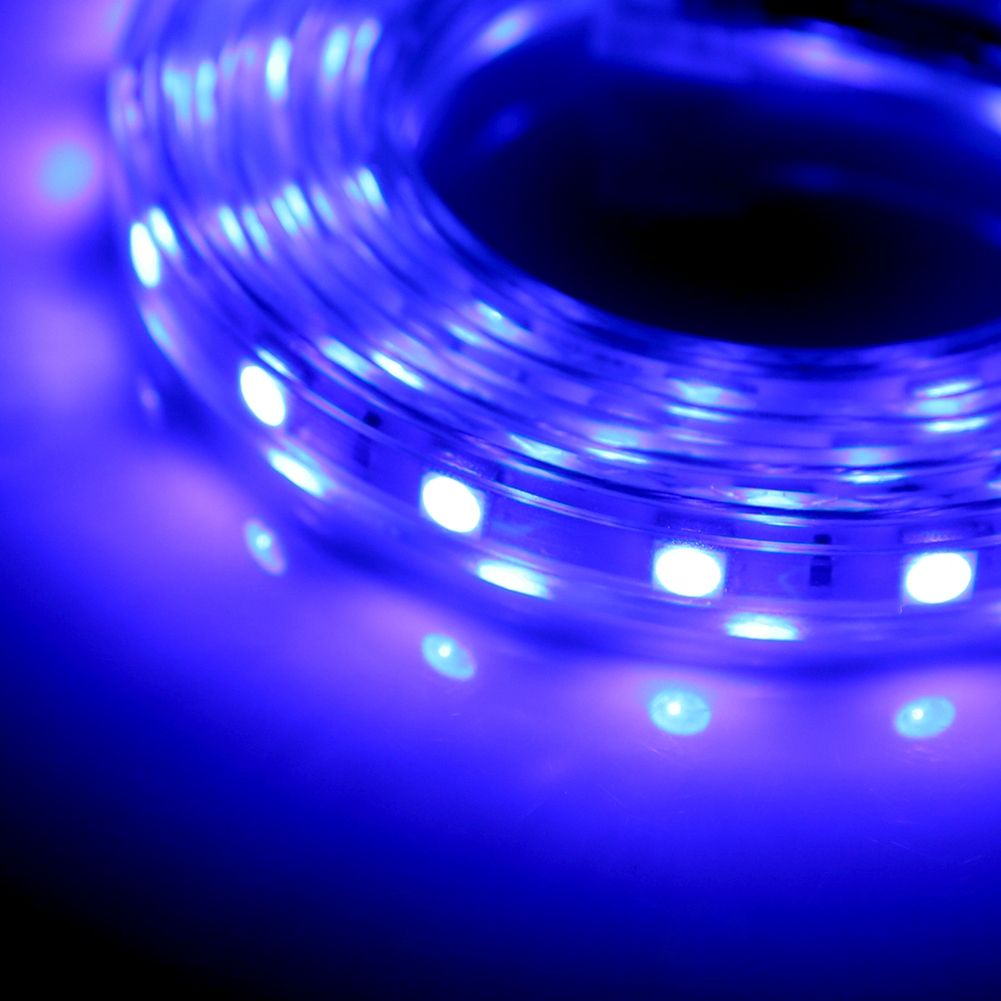 Waterproof SMD 5050 LED Strip 60leds/m Flexible Tape Rope Light 1 Meter Blue view 3